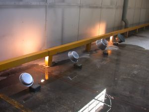 Aalborg Eternitfabrik 2005, Eternitfald, faldende vanddråber, Exit B5